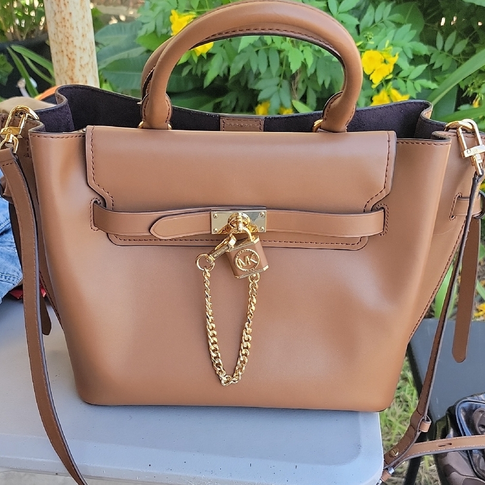 Michael Kors Brown Leather Satchel